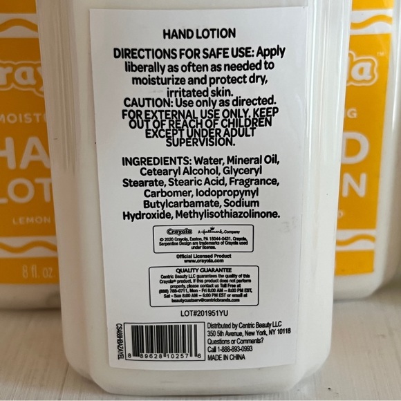 Crayola Hand Lotion Lot of 4 Gift Prize Stocking Stuffer - Picture 2 of 2